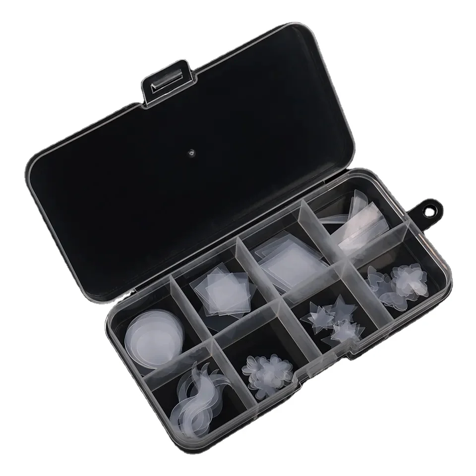 French Forma Dual Sticker Silicone French for Dual Forms False Tips 5 pcs/bags System Extension Nails Mold
