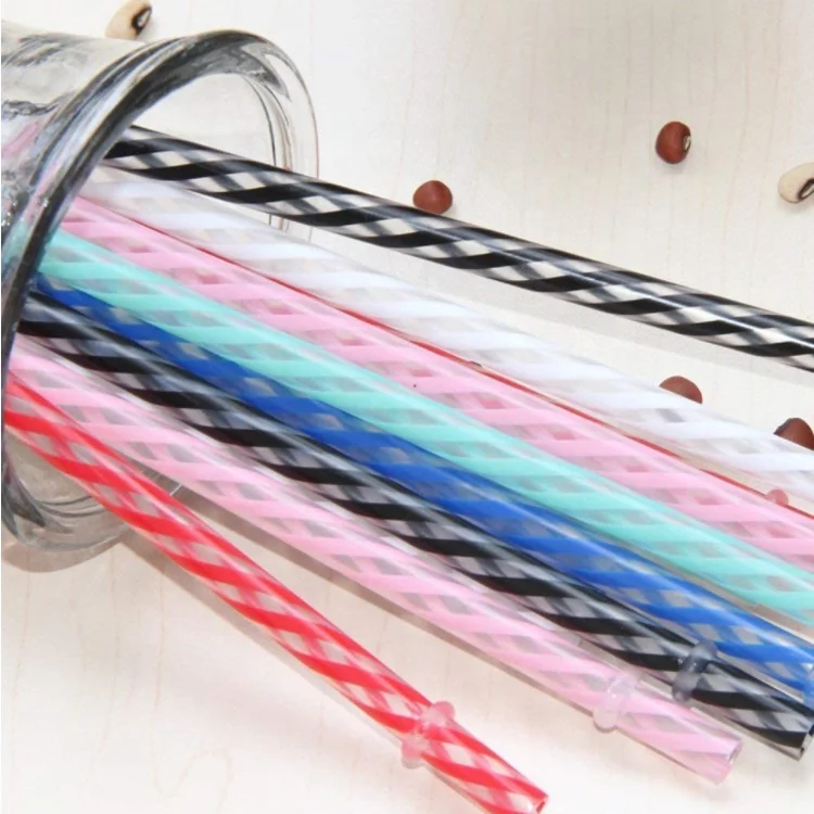 Пользовательская пластиковая трубочка, многоразовая пластиковая трубочка для замены