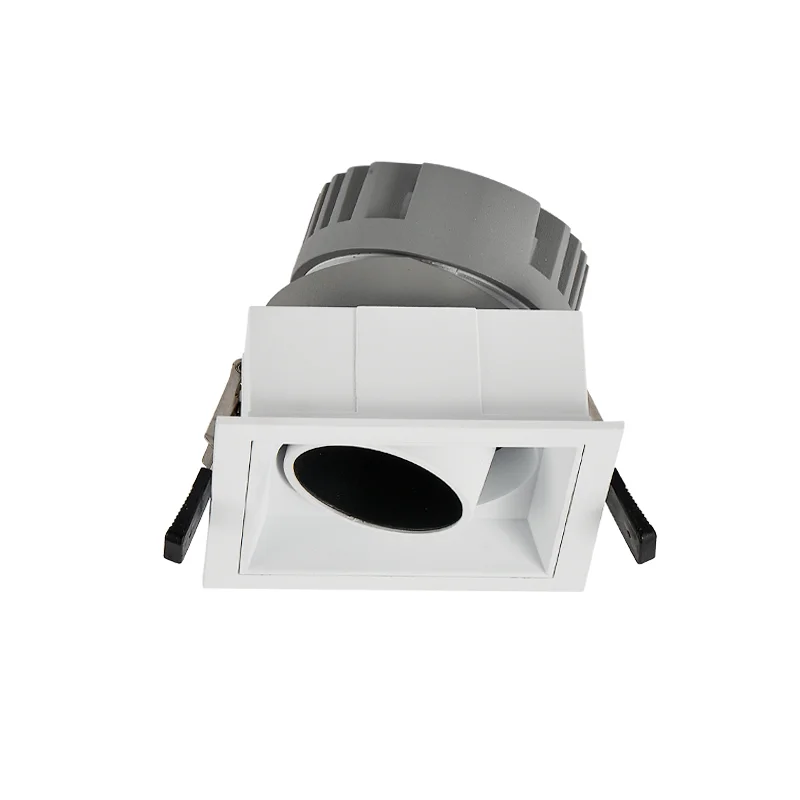 Pinhole Downlight Protruding Type COB Downlight 10W Adjustable Square Downlight COB Wall Washer Lights