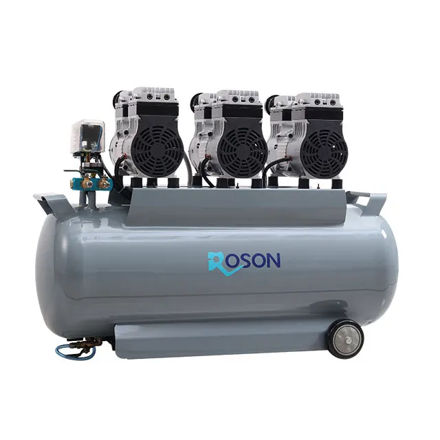 Best design quiet silent oilless oil-free dental medical air compressor 4200w air compressor