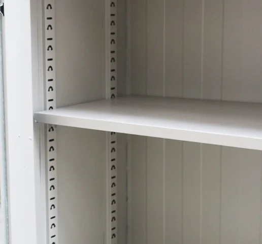 Sample free half height office file storage cupboard 2 door blue metal cabinet