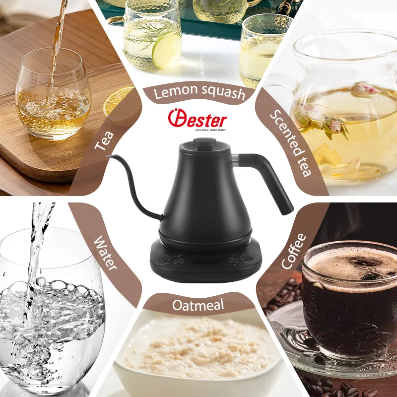 Tea Coffee Gooseneck Kettle Household Appliances Electric Kettles Stainless Steel Kettle