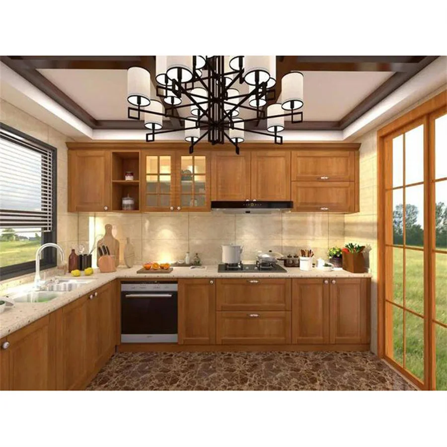 Balom Custom Make Top Quality Luxury Modern Designs American Style Stainless Steel Kitchen Cabinets Integral Kitchen