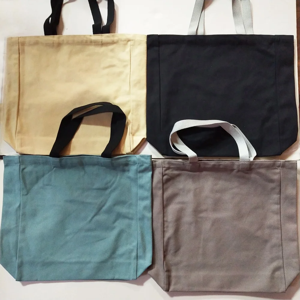 Wholesale Cheap 16OZ Canvas Tote Bags With Logo Printing Bulk In Stock
