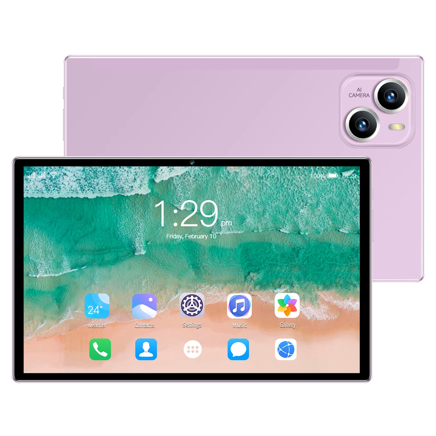 Pad Air5 Tablet 10.0 inch Android 12.0 Quad-Core 4GB RAM 64GB ROM Tablet Computer 10.1' IPS HD WIFI 3G 4G Used Tablet PC