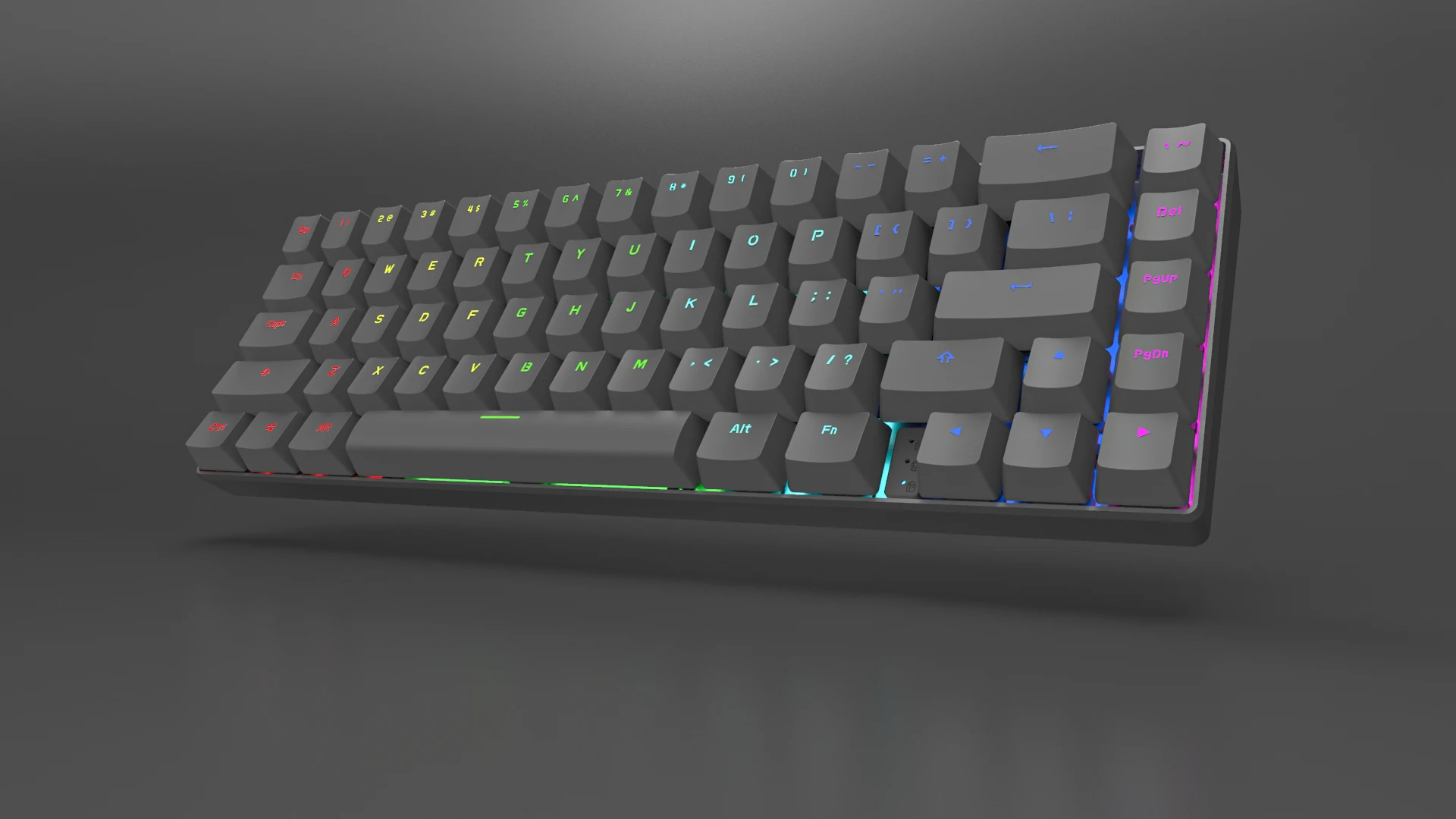 60% White Keyboard RGB 61 Keys PBT Computer Gaming Usb Wired Light Led Gamer Hot Swap Mechanical Keyboard