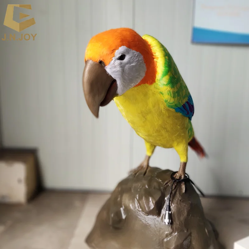 Реалистичное аниматронное животное попугай птицы на продажу