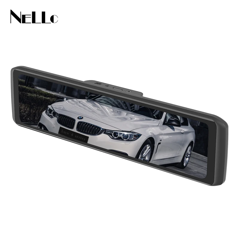 Mirror 11.26 Inch Touch Screen Dual Channel Front 4K Back 1080 Dashcam Gps Car Dvr Camera