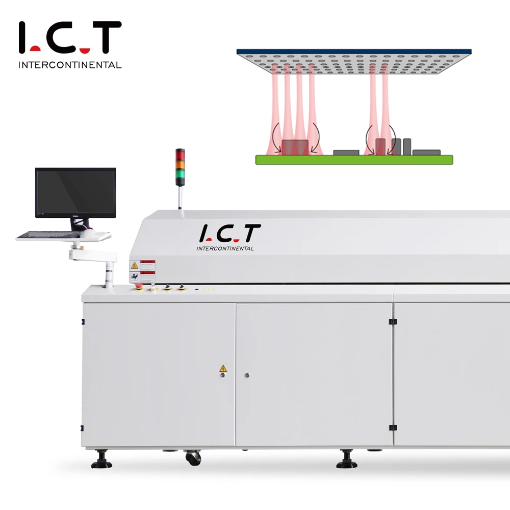 SMT Industries Reflow Oven PCB Manufacturing Equipment Soldering Machine SMT Assembly Equipment
