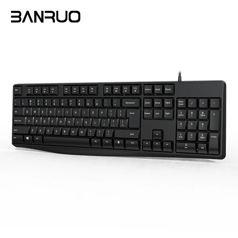 Wholesale wired keyboards OEM ODM Durable quality multifunctional keyboards Wired ergonomic office keyboards Waterproof
