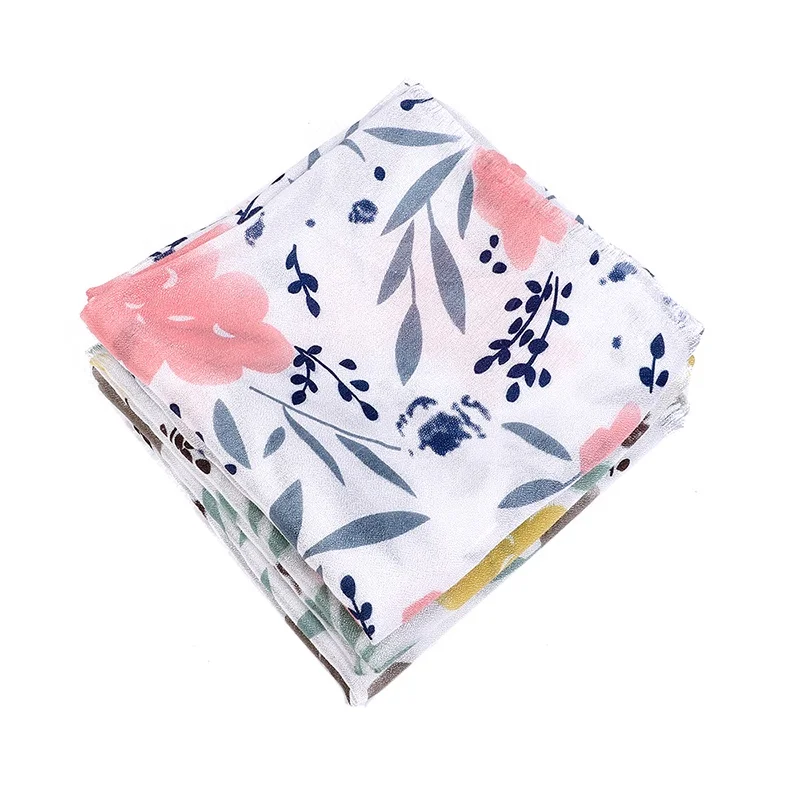 Fashion Ribbed Hijab Chiffon Scarf Silk Hijab Pleated Hijab Scarves Travel Scarf Blanket Women