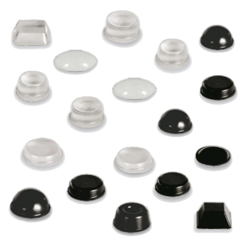 One-stop Purchase Clear Anti-vibration Self-adhesive Self Stick Glass Metal Surfaces Keypads Stopper Protector Bumper Pads