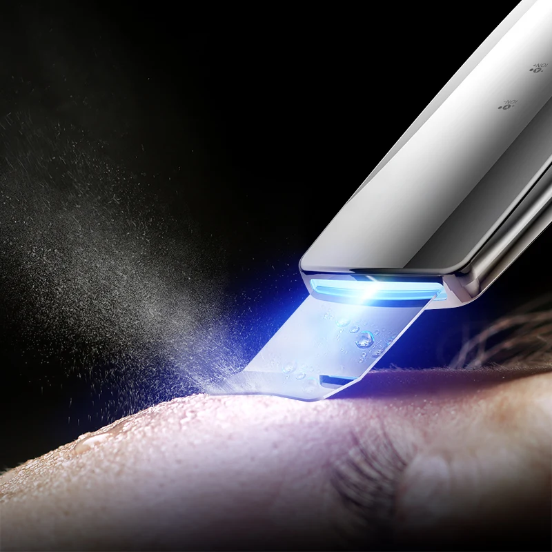 Wholesale Portable Micro Current Ultrasonic Cleansing Blackheads and Whiteheads Skin Care Scraper