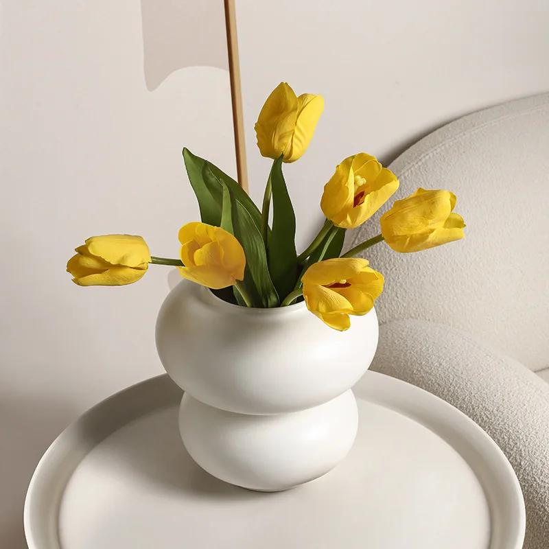 Most Famous Jingdezhen Handmade Ceramic Retro Flower Vases Wall&Floor Vase for Home Office Decorations