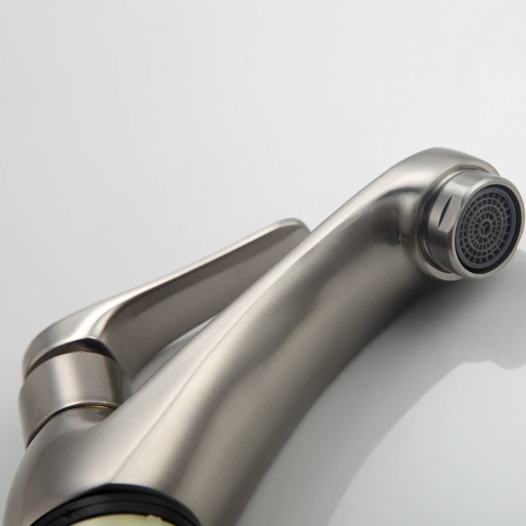 Water Flexible Hose for Tap handle Kitchen Sink Tap 304 Stainless Steel with Pull Out Spout Black Color Sale flexible tap