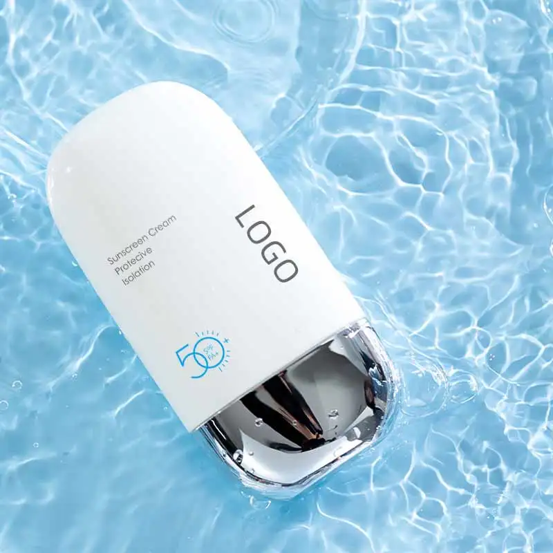 Oil skin Sun Screen Cream Spf 50 Private Label Facial Whitening UV Sunblock Cream Korean Sunscreen Spf 50