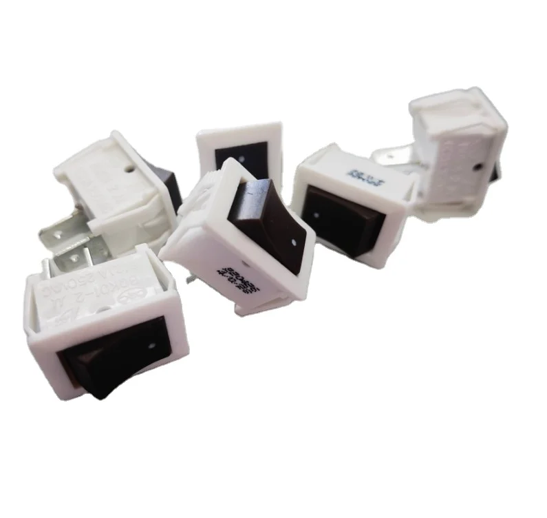 NEW New Factory BQK01-2.14 6(2)A 250VAC 12A 125VAC  Mini On-Off 2P Rocker Switch Boat Switch