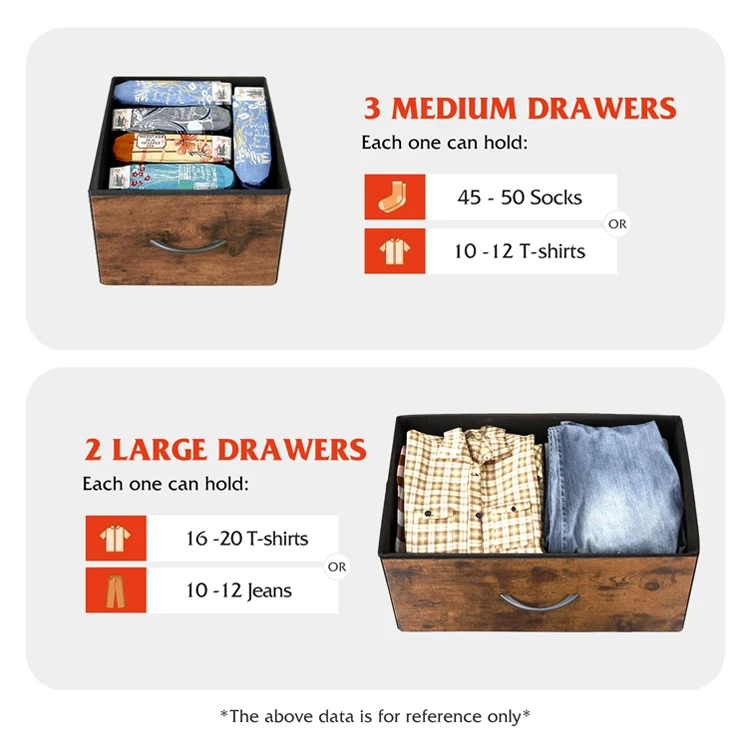 Living Room Bedroom Entryway Wooden Metal Non-woven Drawer Cabinet Media Console Television Table Dresser TV Schrank Stand