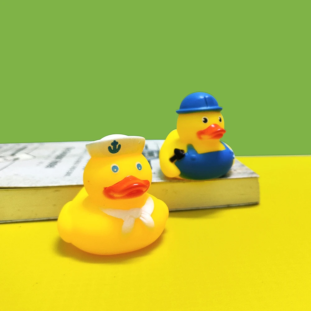 Wholesale 30pcs of Set PVC Bulk Yellow Rubber Promotional Eco-Friendly Diving Duck for Gift Decoration