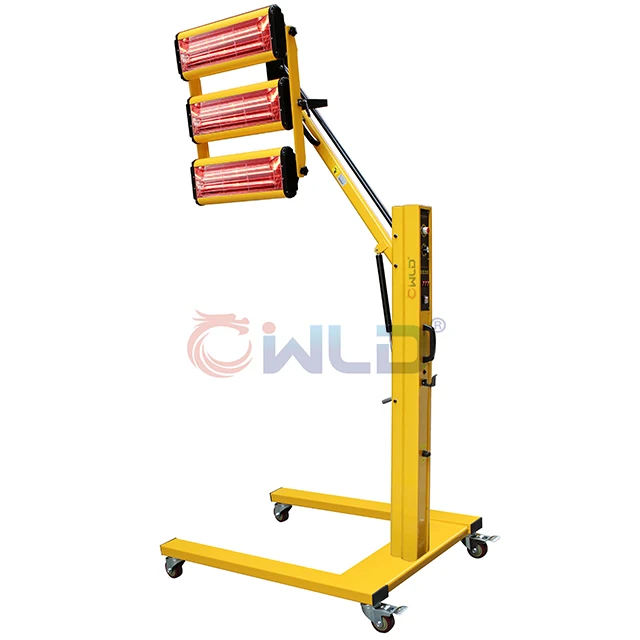 WLD-3AL High Quality Infrared Paint Drying Lamps Car Painting LED Baking Light Curing Infrared Heat Paints Lamps