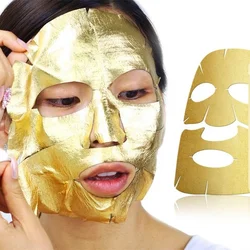 Korean Style New skin care 24K Gold Foil Caviar Facial Sheet Mask for Moisturizing Anti-Aging Firming Skin