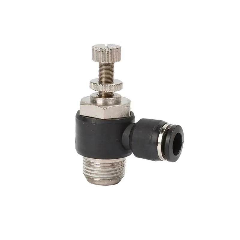 ZM Air Speed Flow Controller Pneumatic Tube Hose Push in WSL Air Speed Flow Controller Pneumatic Tube Hose Push in Air Fitting
