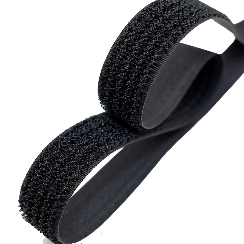 Sew on Tape one side Hook and Loop Shape Tape price soft nylon colorful fire retardant  tape Hook and Loop Fastener