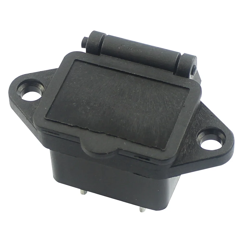 Industrial Socket Adapters Electrical Plug Extension 3 Pin Socket And Plug Male AC Socket Power 4.8mm Terminal with Cover