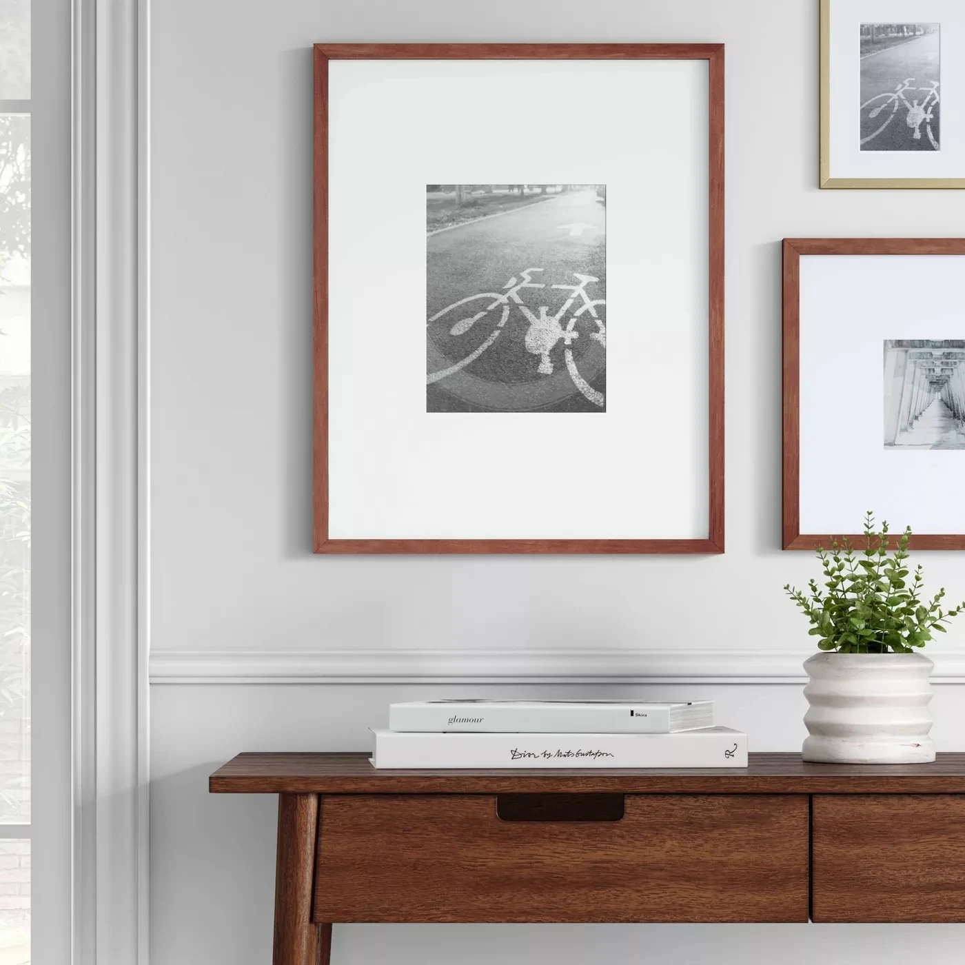 best selling mid tone 8x10 gallery picture frame brown