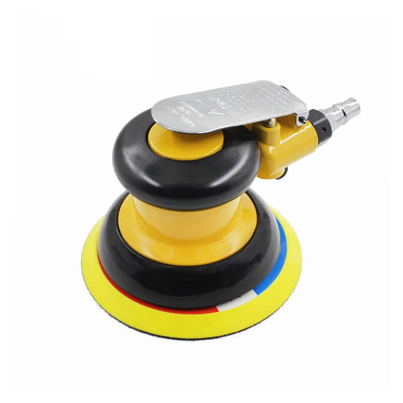 5 Inch Pneumatic Tools Air Sander with Vacuum Pneumatic Sander Polisher  Sanding Disc Car Metal Polishing