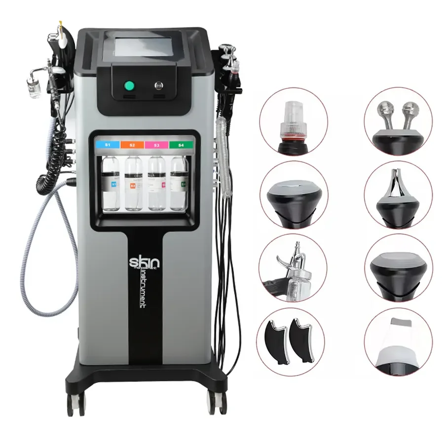 Top quality Factory price 8 in 1 hydra skin care products multi-functional beauty equipment personal salon facial machine
