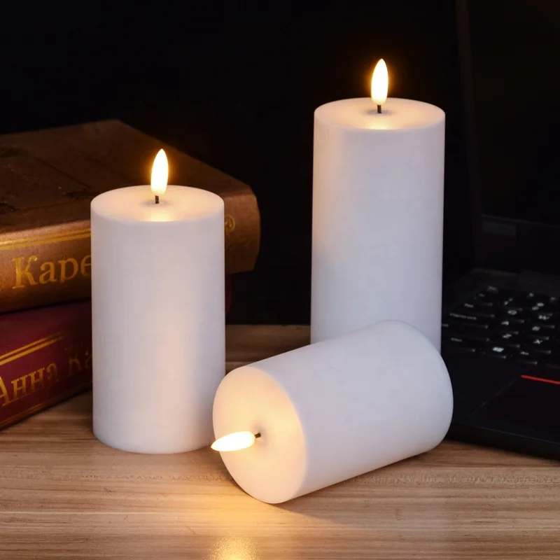 LED Pillar Flameless Led Candles Battery Electronic Candle Led Flameless