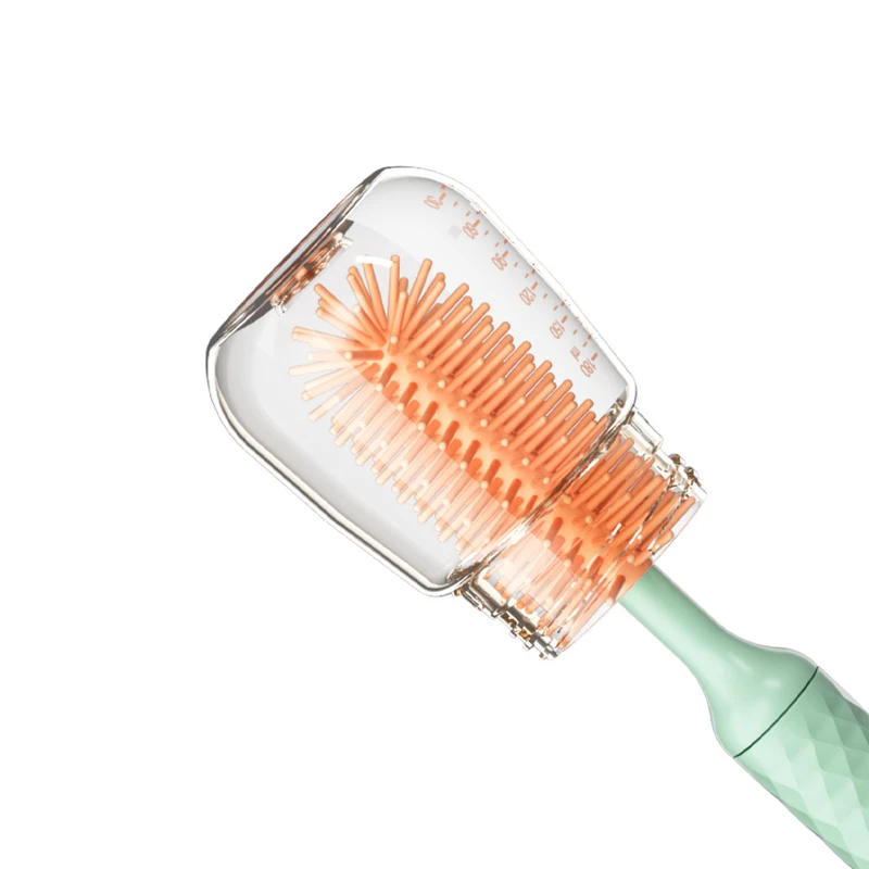 Topwill Intelligent Electric Charging Silicone Brush Set Tools Automatic Rotary Cleaning Baby Feeding Pacifier Milk Bottle Brush