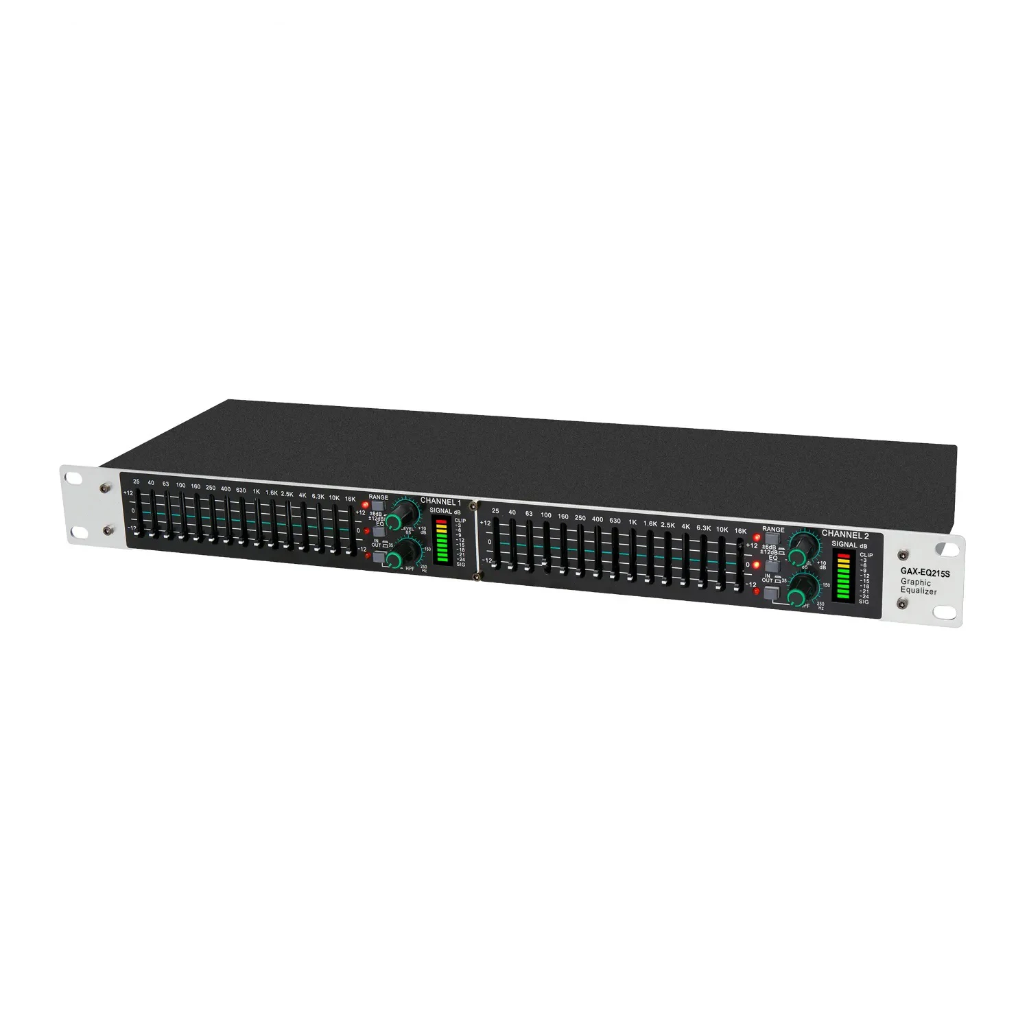 GAX-EQ215S Professional Equalizer Dual 15-segment Graphic Equalizer Equipment Stage Show