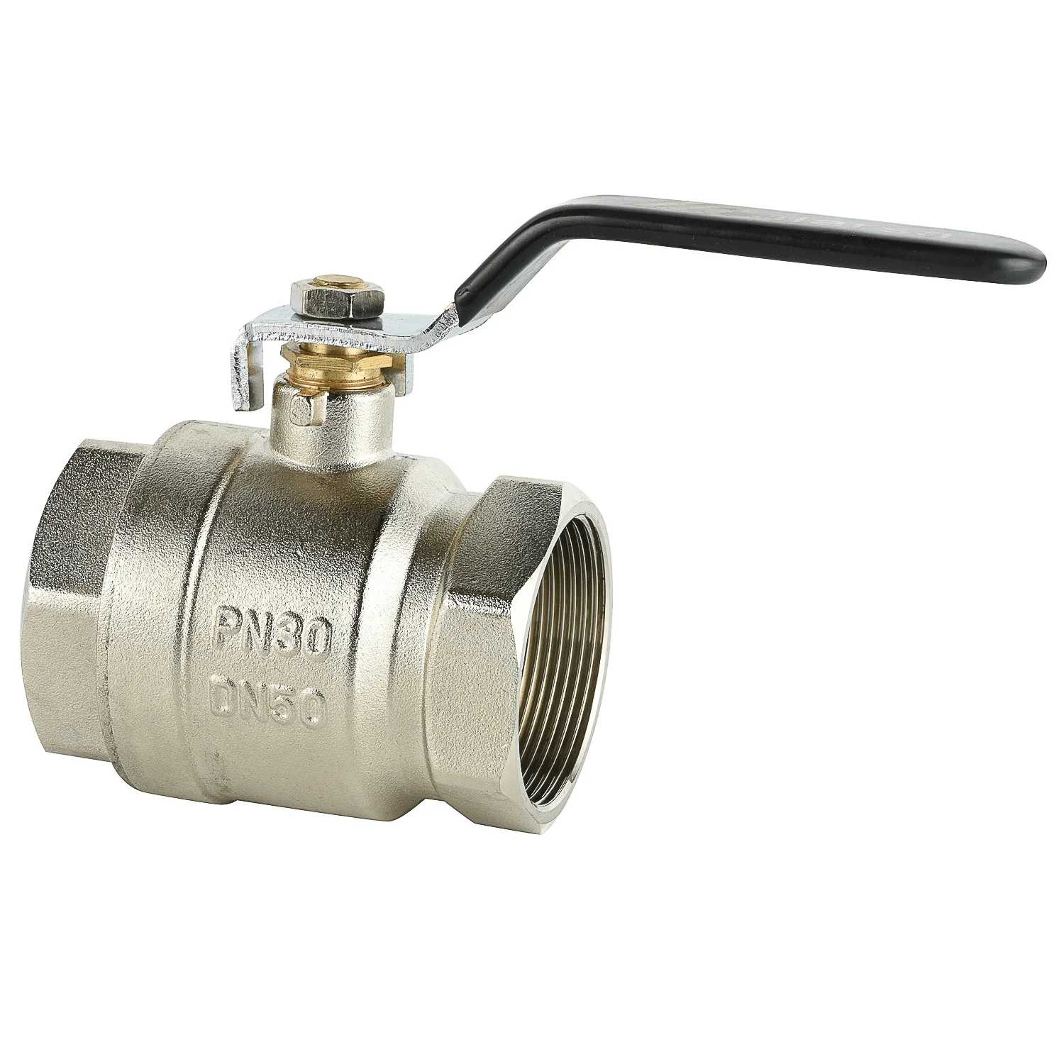 PN25 PN30  brass ball valve for water use brass ball steel handle