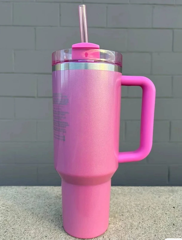 40oz Tumbler with Handle and Straw 40oz Stainless Steel  Adventure Traveler Travel Coffee Mug with Handle and Straw