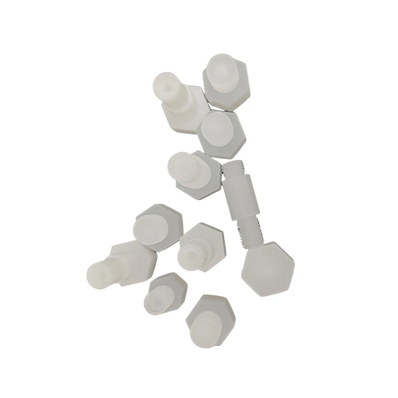 Hexagonal Head Screws Nylon 6.6 Plastic polypropylene Segment Bolt Nut Hexagon Bolt Screw Track Bolt Nut