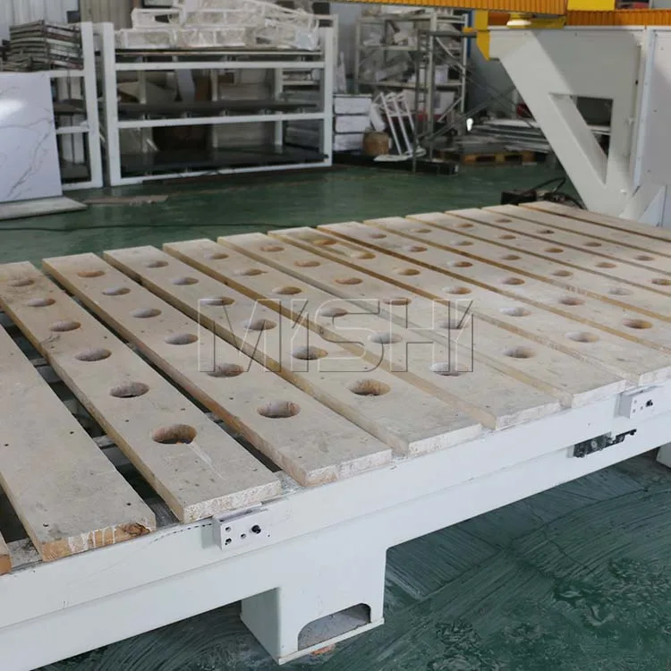 MISHI CNC 5 Axis Stone Bridge Saw Machine With Vacuum Manipulation Marble Cutting Machine for sale