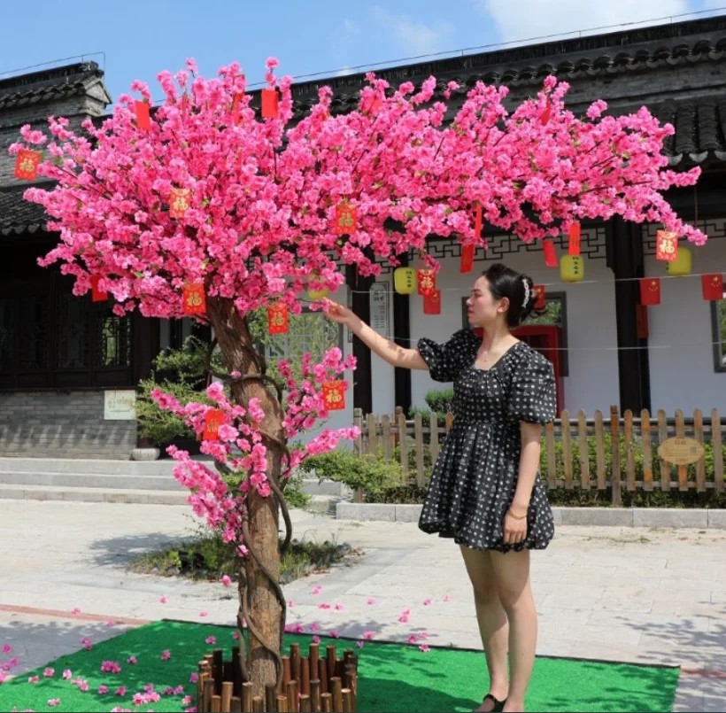Faux Tree and Leaves White Fiberglass Wood Banyan Tree Ficus Fake Artificial Banyan Ficus Tree for Indoor Decor