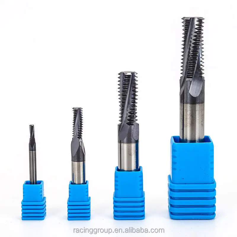 6 flute tungsten steel milling cutter six flute high-feed powerful machining center alloy flat-bottom end mill