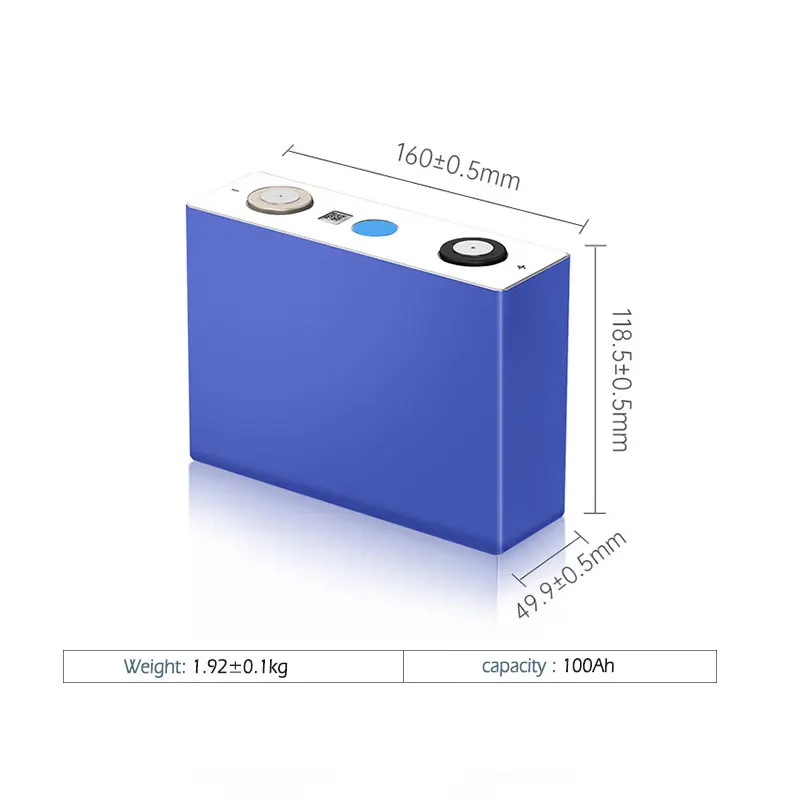 Rechargeable 3500 Cycle 3.2v 100ah Lfp Lithium Battery Cells Lifepo4 Li-ion Battery Solar Lithium Battery For Rv