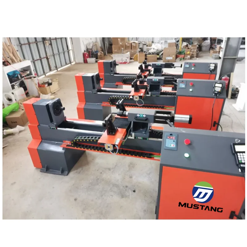MT1020 Mustang 39 inch Working Length Baseball Bar Wood Turning Machine Wood Lathe CNC