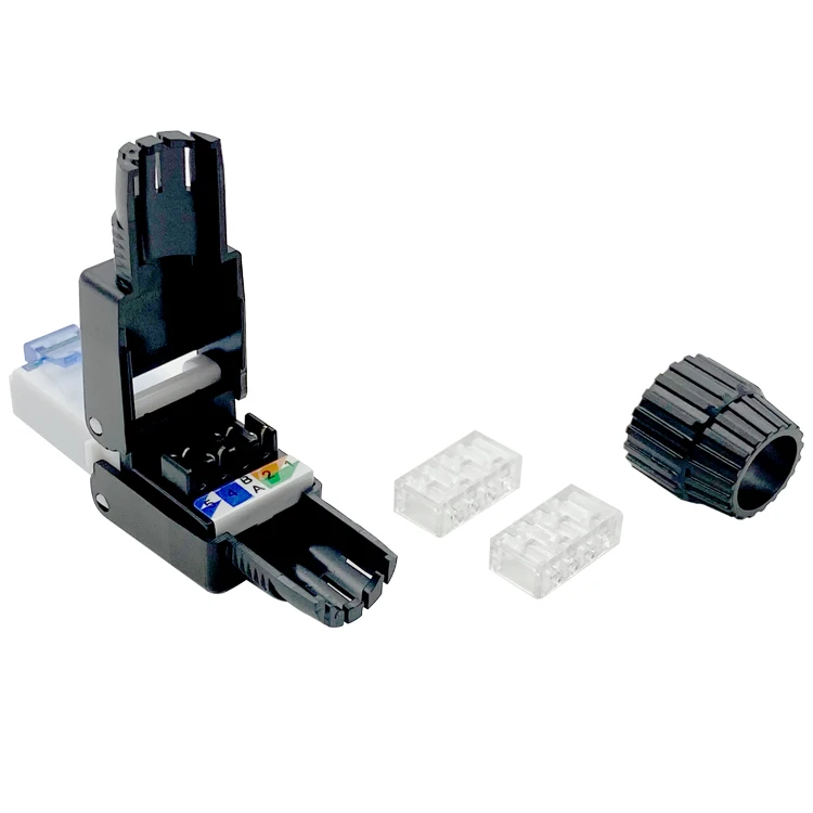 IndustryLAN Ethernet RJ45 Connector for Cat7 Cat6a Cat6 LAN Cables UTP RJ45 Plug