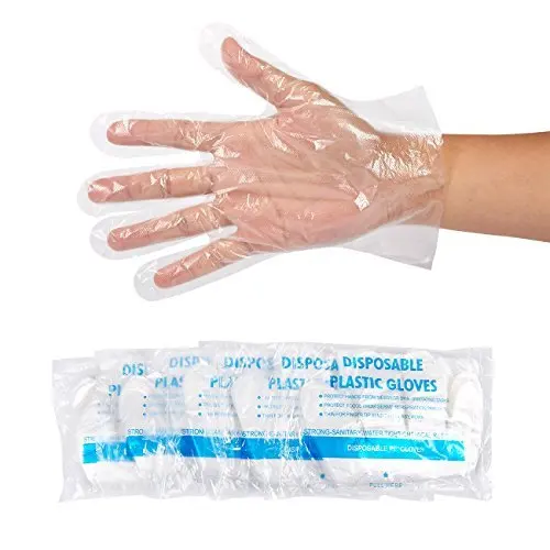 Food Safety Disposable HDPE/LDPE Gloves Waterproof Disposable Plastic Gloves (1600748046376)