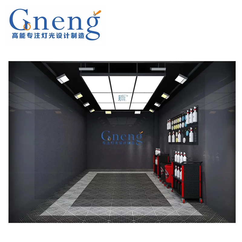 NEW Style LED Panel Light With LED Flood Light For Better Car Paint Film Works in Auto 4S shops