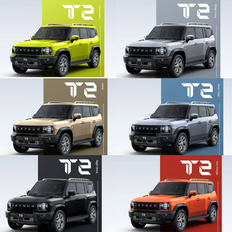 2024 Chery Jetour путешественник shanhai T2 новые автомобили PHEV jietu бензиновый автомобиль 4wd 2wd gator jettor внедорожник Внедорожник jeatour jet t2