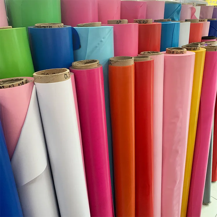 PVC Film Manufacturer Customized Super Clear PVC Transparent Film with Color