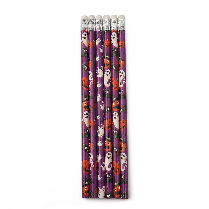 Customized Helloween Pencils for Business School Students Gift Pencil Coloured From China Cheap Price