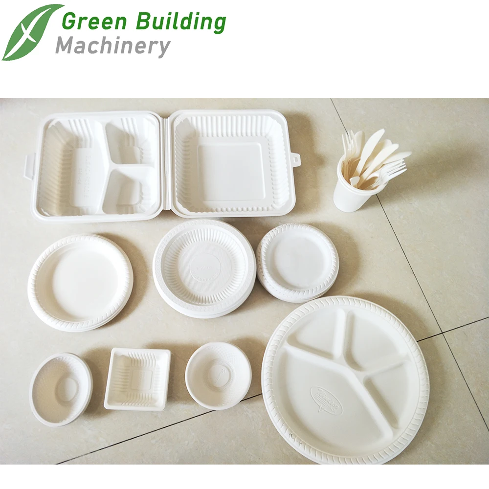 Degradable lunch box food grade utensilPSP and corn starch production line produce degradable and environment-friendly tableware