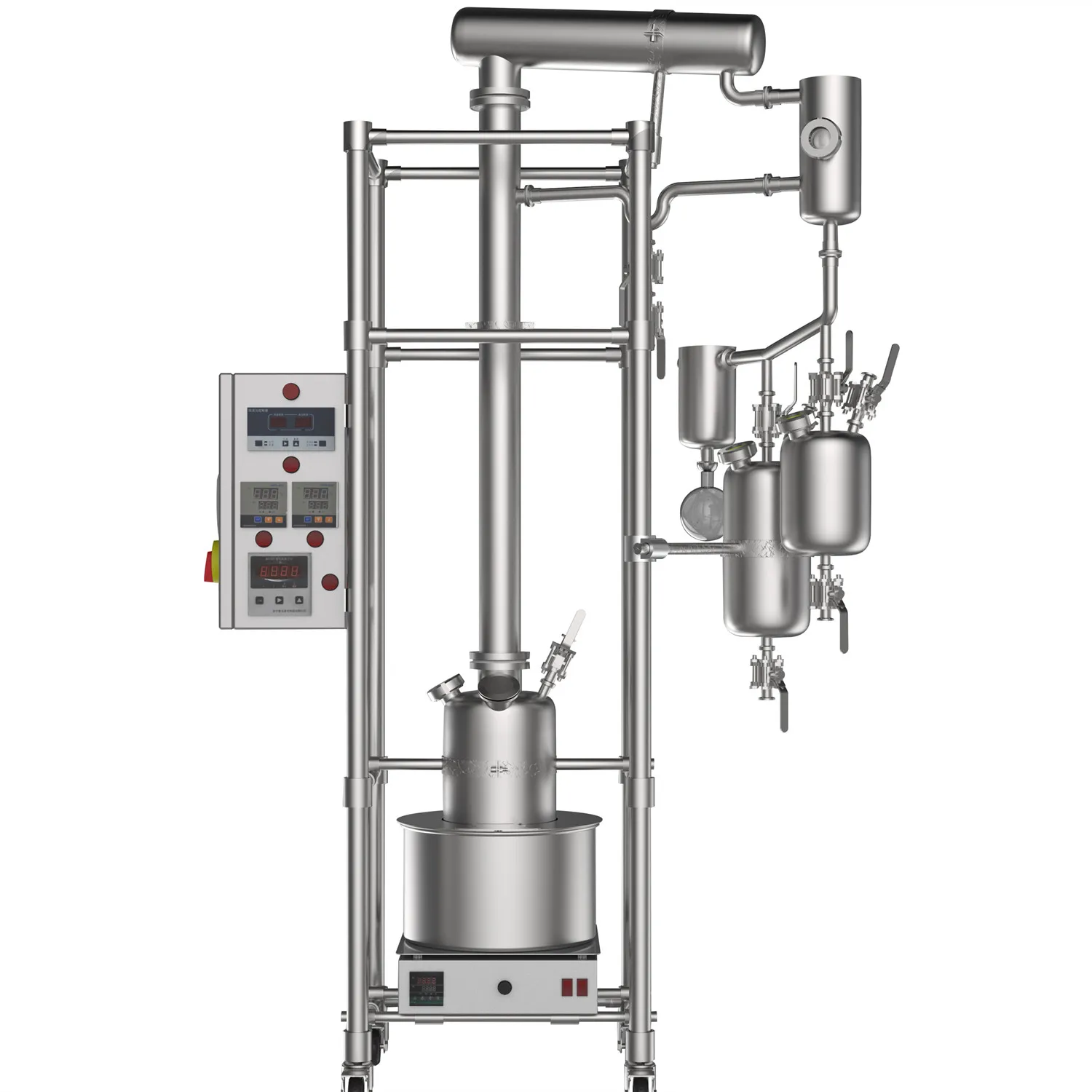 Valuen 20L Ethanol Extraction Machinery For Hemp Fractional Distillation Unit  Stainless steel rectification
